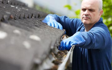 cleaning and inspecting Rooks Bridge roofs